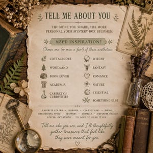 Personalized Thrifted Mystery Box | Curated Vintage Decor, Books, Curiosities, Cottagecore & Dark Academia