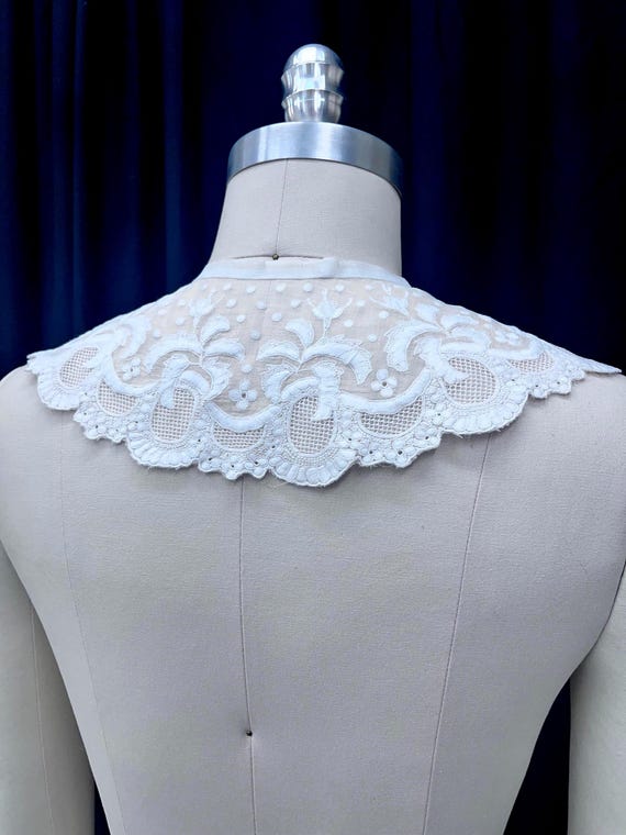 Chain Stitch Whitework Collar - image 2