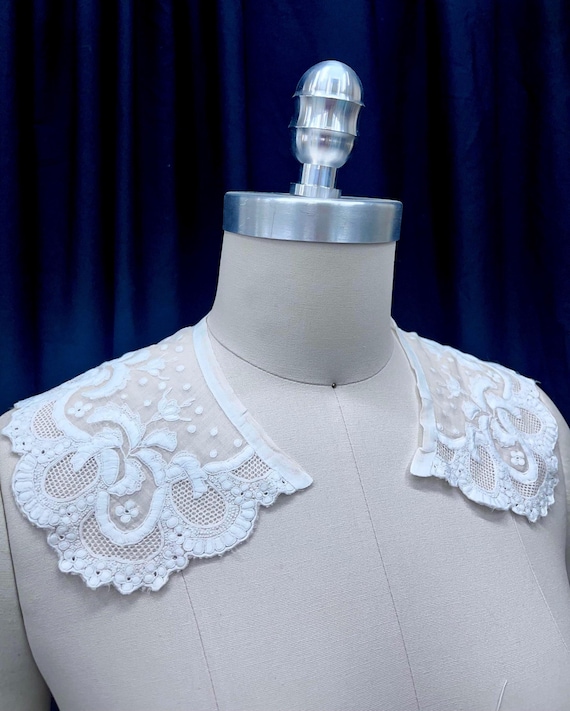 Chain Stitch Whitework Collar - image 4