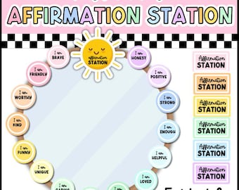 Affirmation Station Pastel Vibes