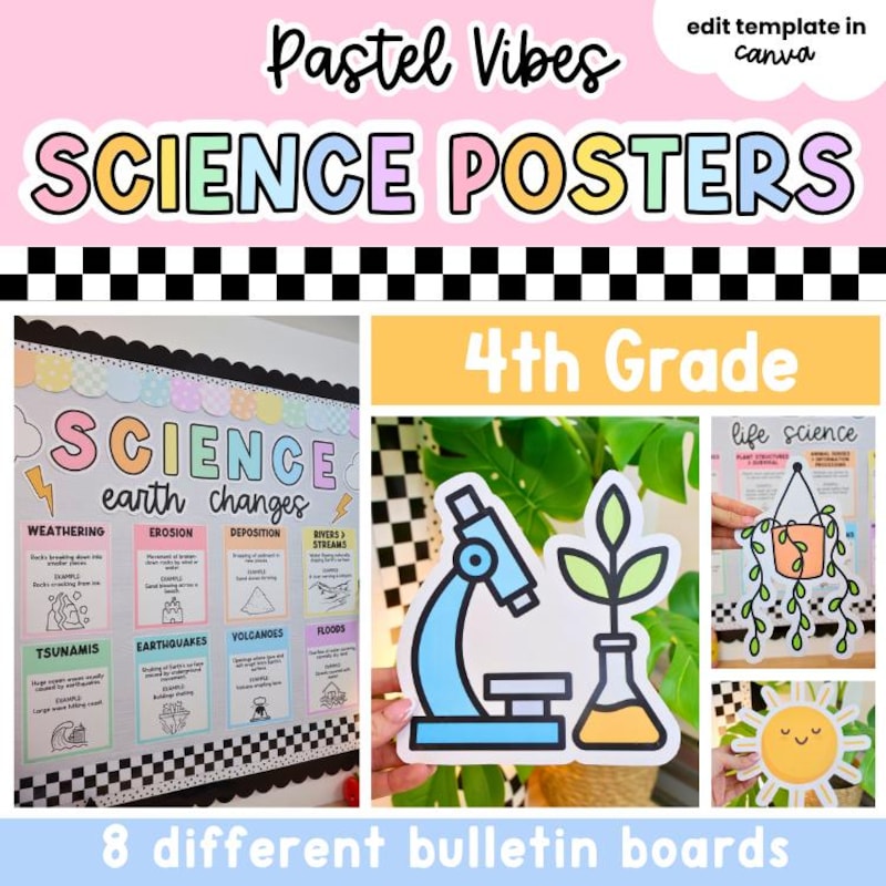 Science 4th Grade Poster - Etsy