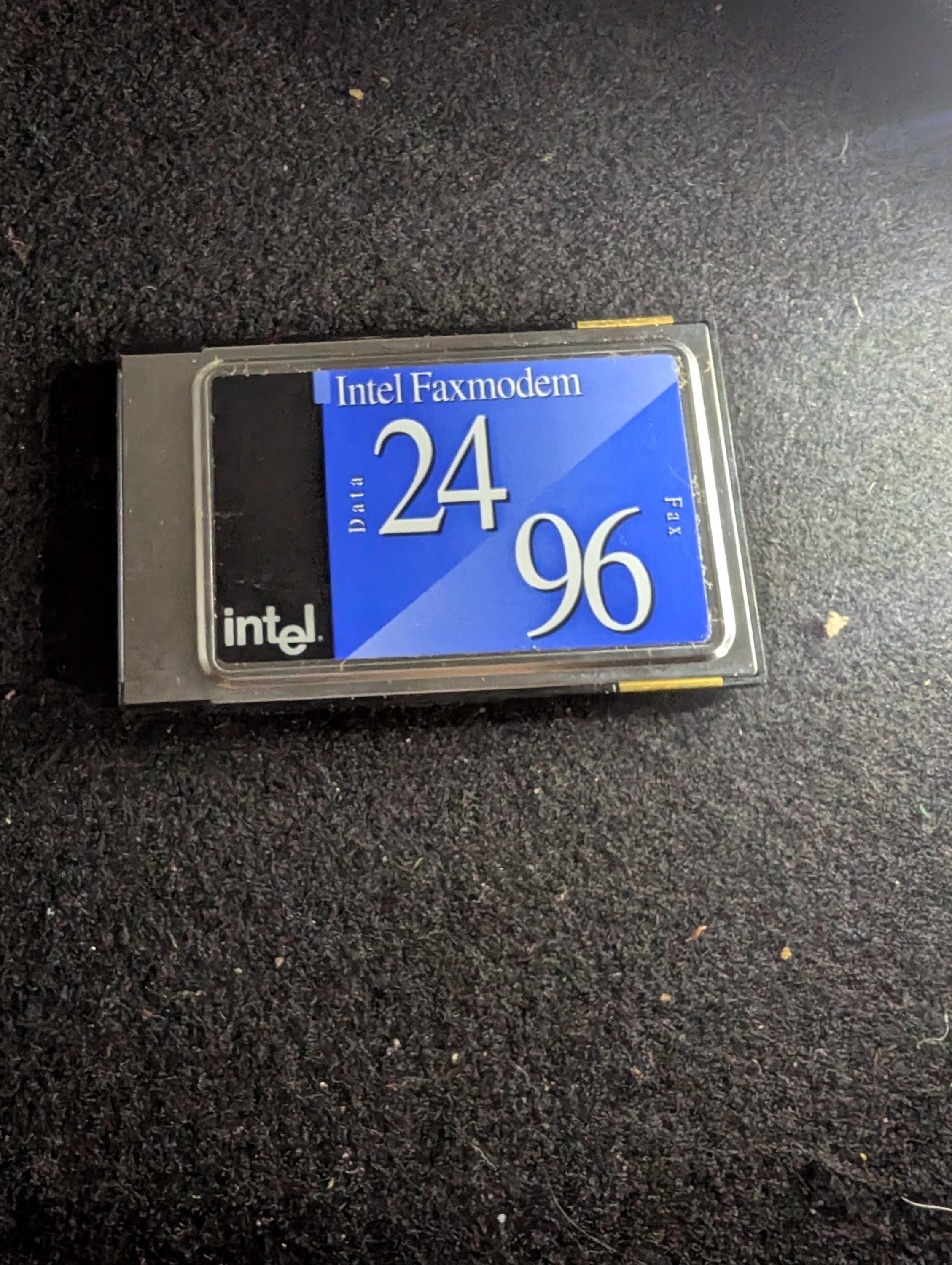 1992 INTEL FAXMODEM 24/96 PCMCIA Card - Etsy Canada