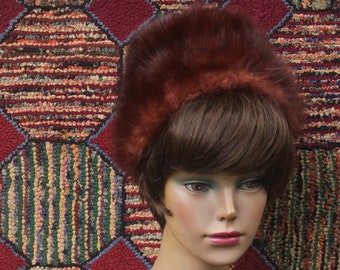 Vintage Mink Fur Bubble Hat