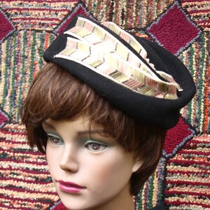 Vintage Sequin Trim Hat