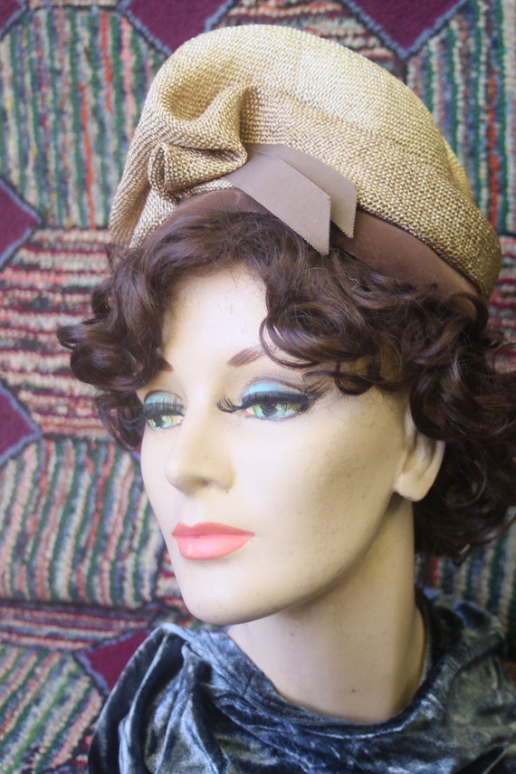 Vintage Straw Crush Hat - image 2