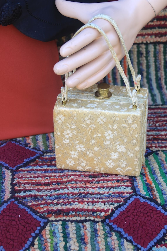 Vintage Chinoiserie Box Bag