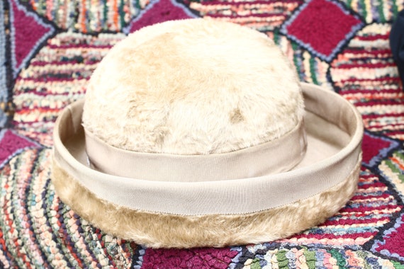 Vintage Felt Fur Camel Color Hat - image 10