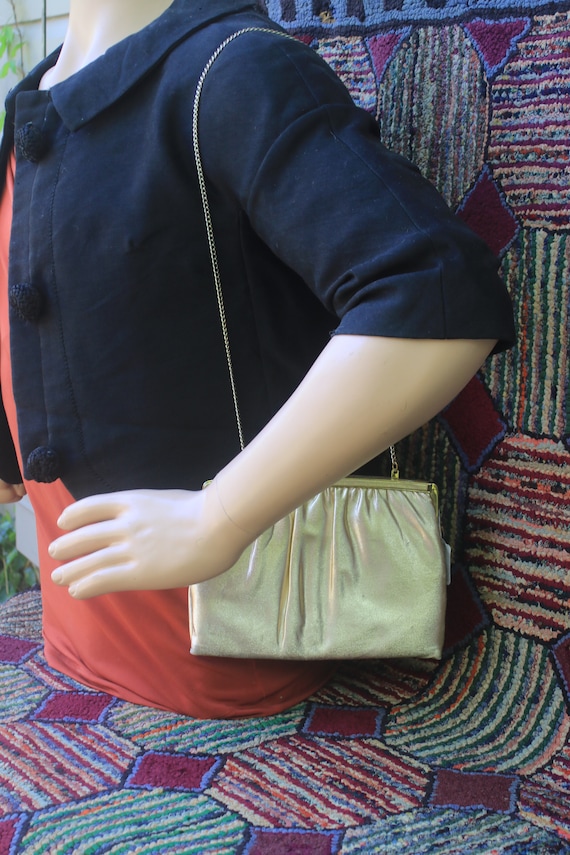 Vintage Gold Lame Mardane Handbag