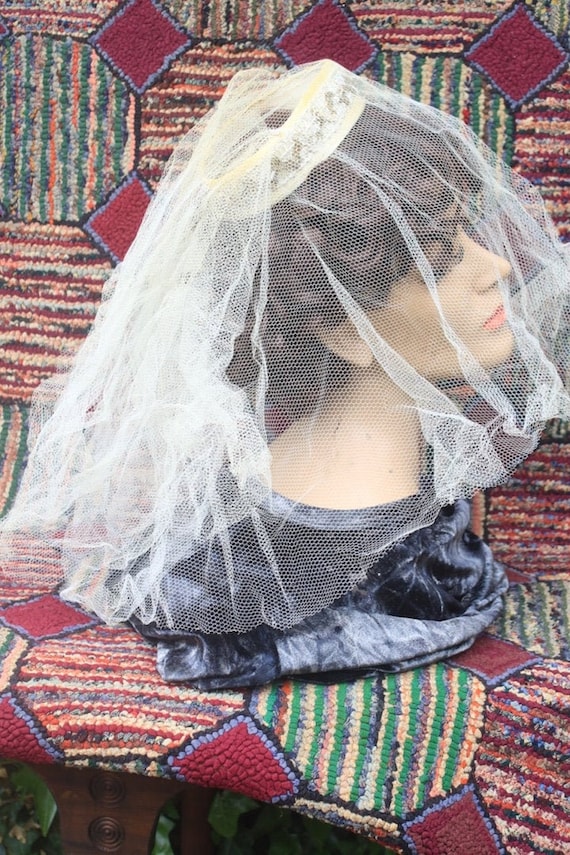 Vintage Mid Century Wedding Veil