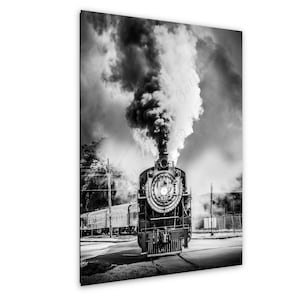 Steam Locomotive Train Photo Rossville Georgia Railroad Curve