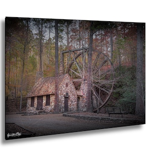 The Old Mill at Berry College Famous Photo Rome Georgia Autumn Sunset