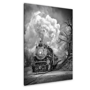 Foto de trem a vapor da excursão da Tennessee Valley Railroad.