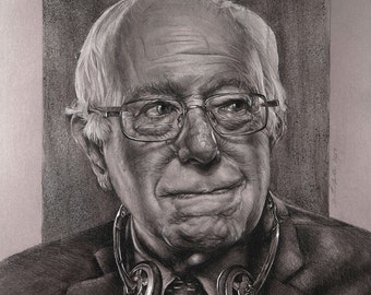 Listen 20 - Bernie Sanders 12"x16" Giclee Print