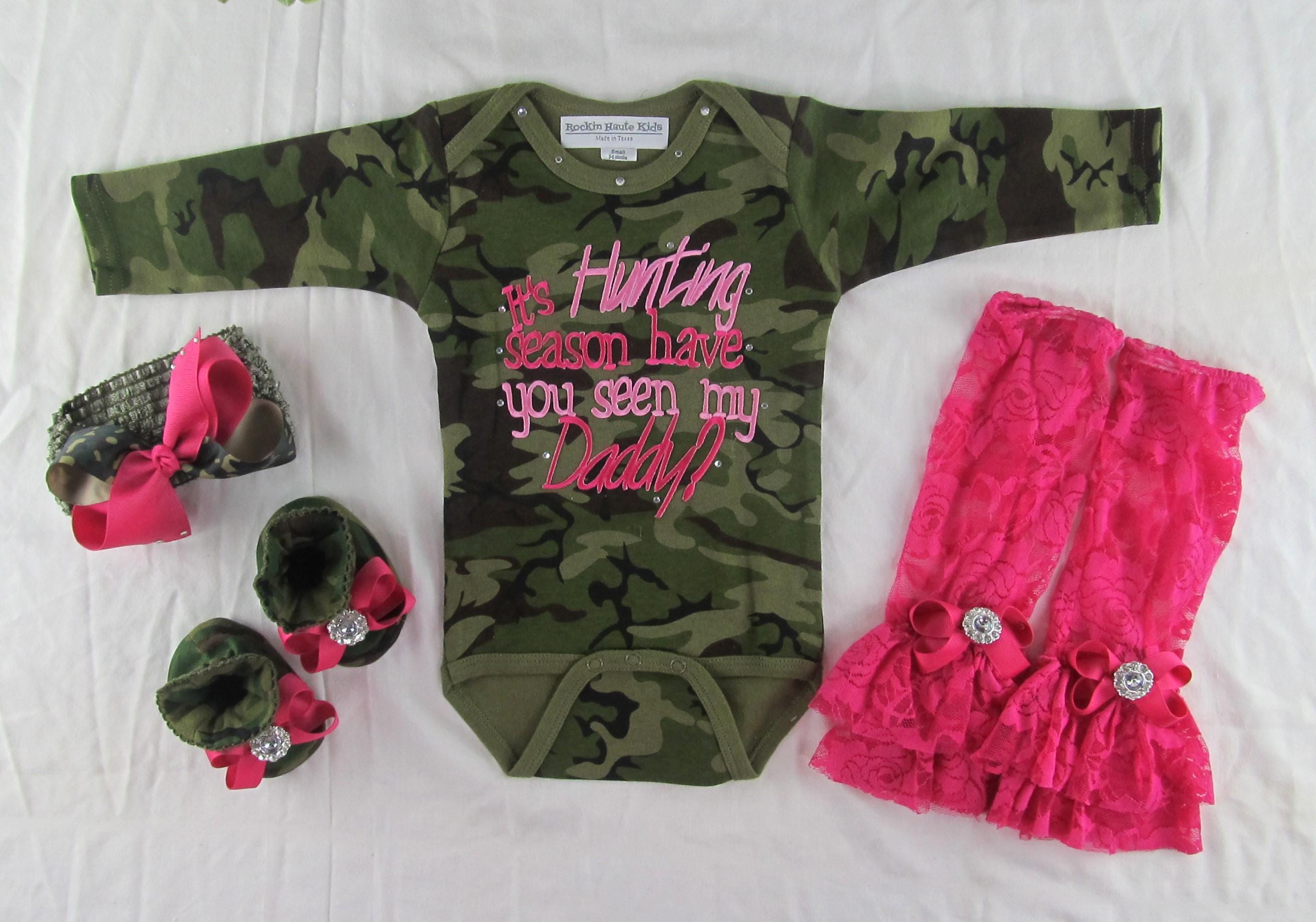 Camo Baby Clothes Newborn Clothing Baby Clothes Baby Girl Clothes Baby Shower Gift Baby Gift Baby Girl Gift Take Home Outfit Camo