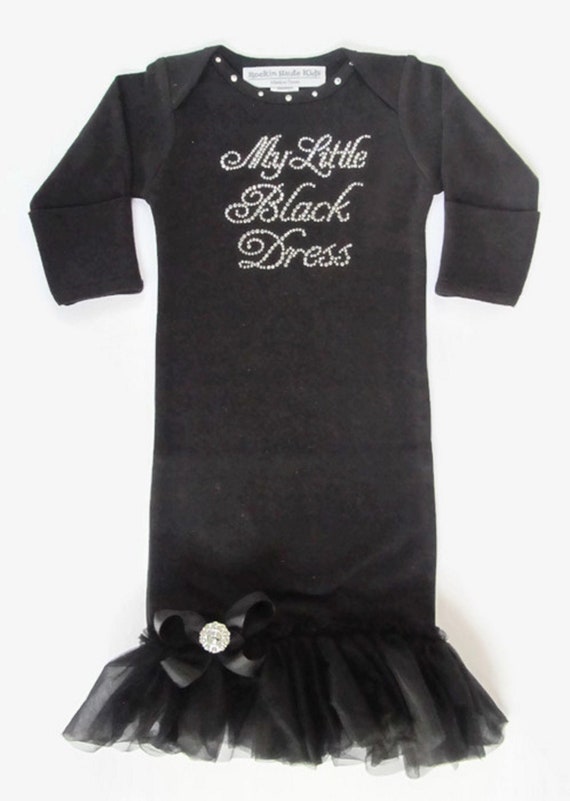 newborn black dress