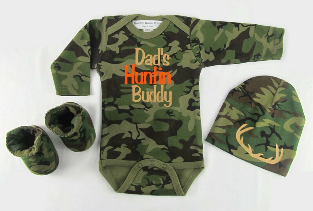 Baby Camo Clothing Baby Hunting Outfit Dad's Hunting Etsy