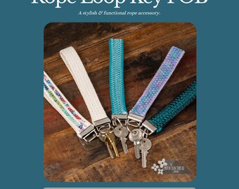 Rope Loop Key FOB Coiled Rope Download PDF Pattern
