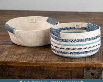 Price Park Bowl Coiled Rope Basketry Sewing Pattern DIY Craft