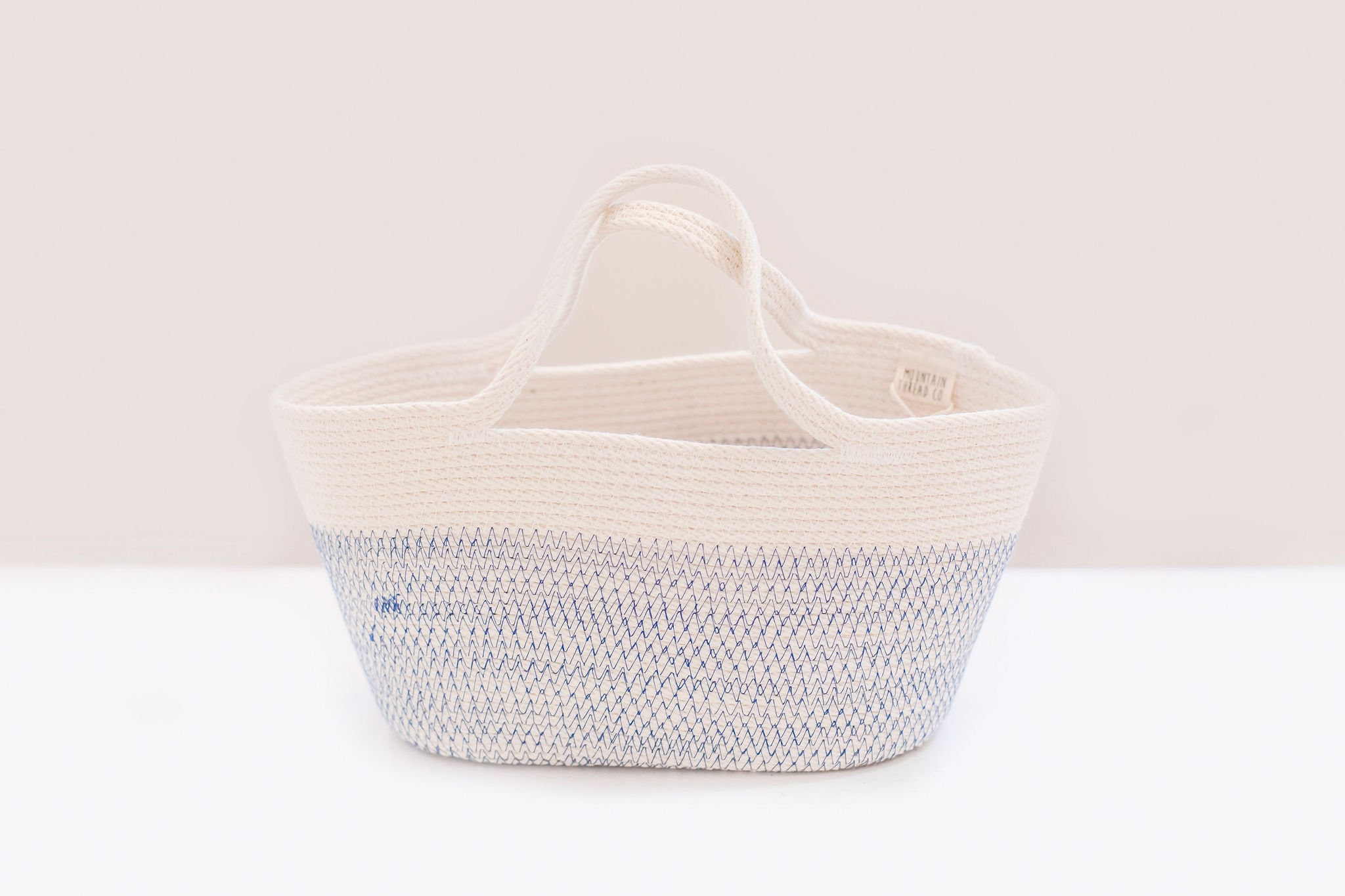 Coiled Rope Tote Bag PDF Pattern Make Your Own Rope Purse Market Basket