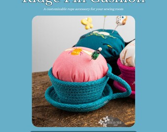 Ridge Pin Cushion Coiled Rope Download PDF Pattern
