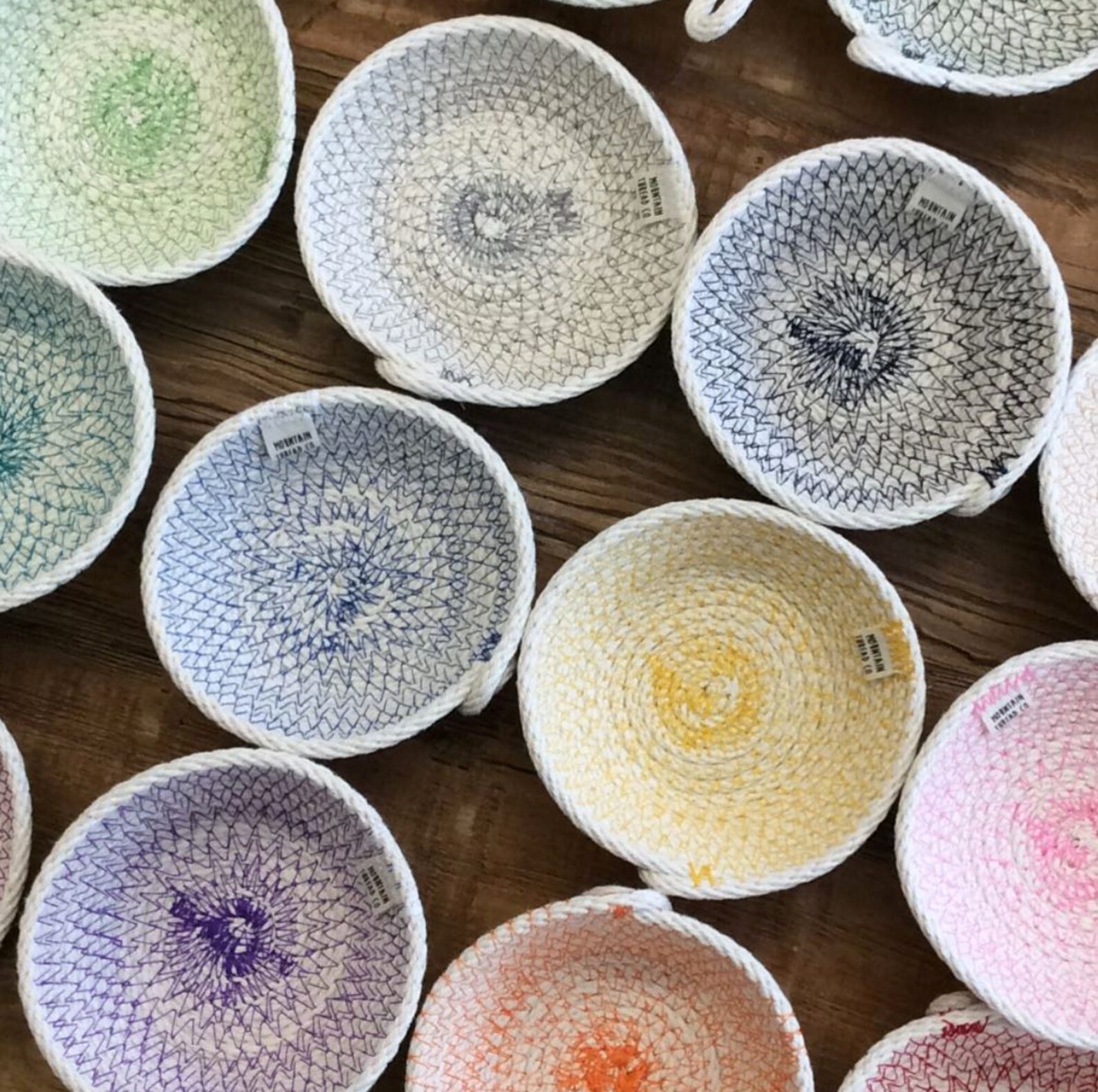 Design Your Own Coiled Rope Basket DIY Rope Basket Kit Sew Etsy