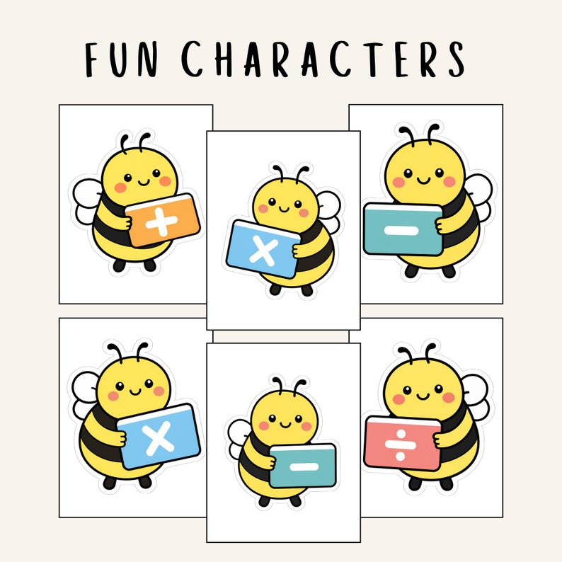 Bee Math Bulletin Board Kit, Printable, Editable Classroom Decor ...