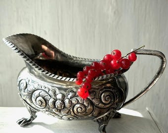 Antique Sterling Silver Gravy and  Sauce Boat nice