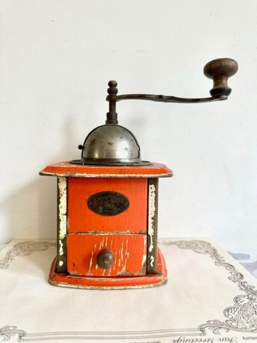 Antique Coffee Grinder Zassenhaus Rare German Wooden Kaffee - Etsy