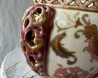 Zsolnay Hungarian Antique 1880 S Hand Painted Porcelain With Gold