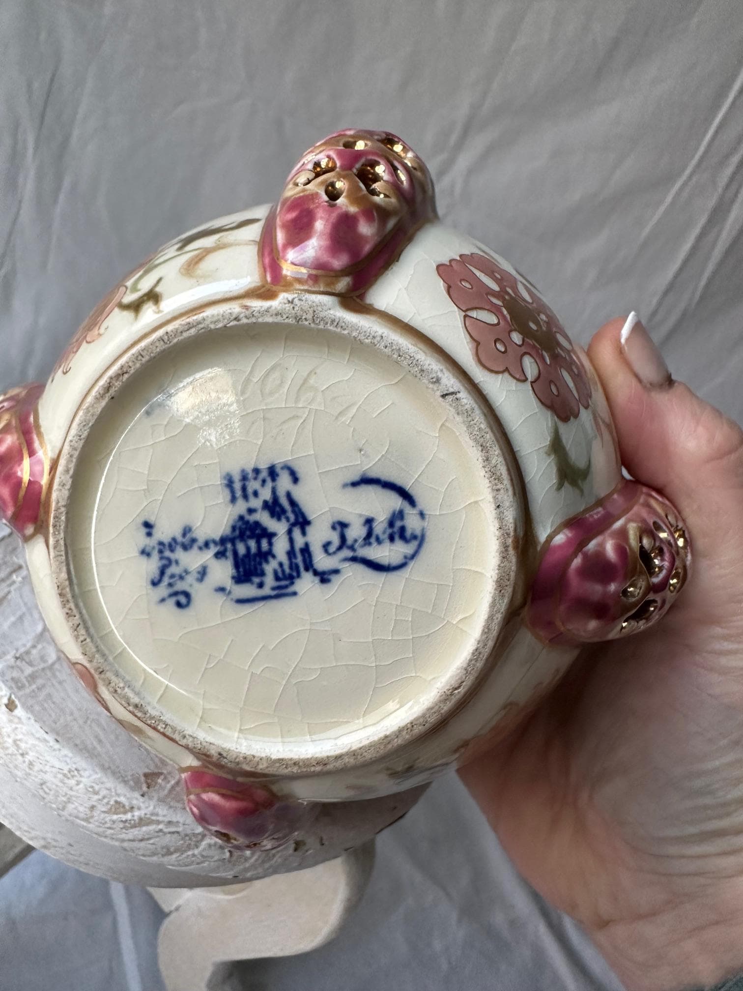 食器 ZSOLNAY HUNGARY Zsolnay Hungarian Antique 1880 S Hand Painted Porcelain With Gold