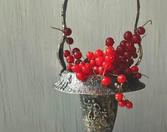 Antique Barbour Brothers Victorian Silver plated Brides Brial Basket 1890s RARE