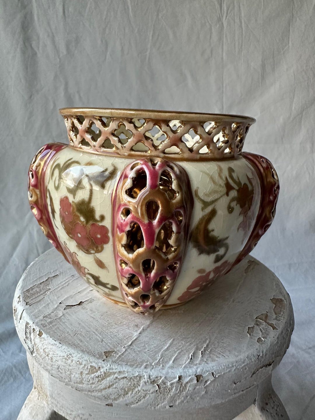 食器 ZSOLNAY HUNGARY Zsolnay Hungary Hand Painted Porcelain Demitasse Coffee Set – 17