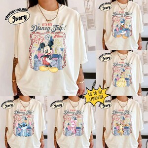 Custom It's My Disneyland Trip 2026 Shirt, Mickey & Friends Family Trip Tee, Disneyland Castle Tee, Disneyland Family Vacation 2026 Shirt image 1