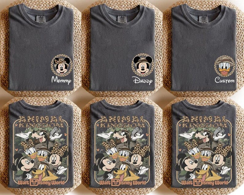 Retro Custom Disneyland Mickey&Friends Animal Kingdom Safari Mode Shirt, Walt Disneyland Family Trip, Let's Get Wild, Disneyland Family Tee image 1