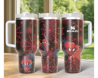 Spider-Man Tumbler 40oz, Superhero Tumbler Tumbler, Movie Coffee Tumbler, Eddie Brock Tumbler, Symbiote Spider Insulated Tumbler