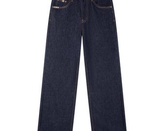 Vaqueros rectos de peso pesado