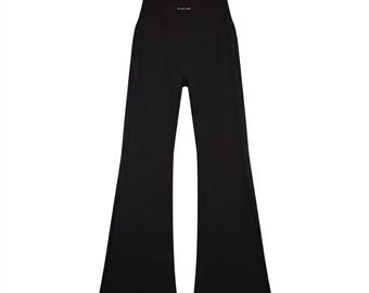 Flare dameslegging met hoge taille