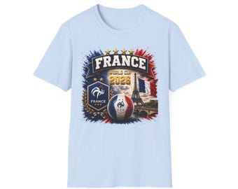 France World Cup 2026 t-shirt, France Soccer Tee, France Soccer Fan Tee, France Football Fan T-Shirt, USA 2026, Mexico 2026, Canada 2026