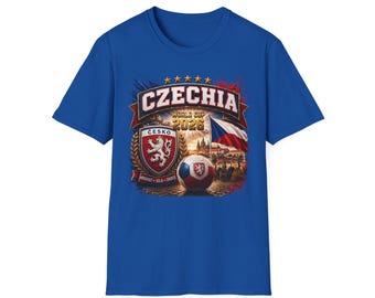 Czechia World Cup 2026 Soccer Fan T-Shirt, Czech Football Crest Tee