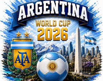 Argentina Soccer Shirt, World Cup 2026 Shirt, Argentina Football Fan Tee, Argentina Jersey Gift, Soccer Fan Shirt, Match Day Apparel
