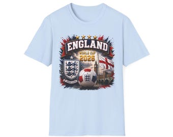 England World Cup 2026 t-shirt, England Soccer Tee, England Soccer Fan Tee, England Football Fan T-Shirt, USA 2026, Mexico 2026, Canada 2026
