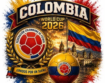 Colombia Soccer Shirt, World Cup 2026 Shirt, Colombia Football Fan Tee, Colombia Jersey Gift, Soccer Fan Shirt, Match Day Apparel