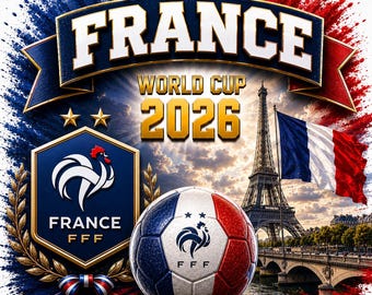 France Soccer Shirt | World Cup 2026 Fan Tee | France Soccer Gift | Match Day Shirt | French Soccer Fan Apparel