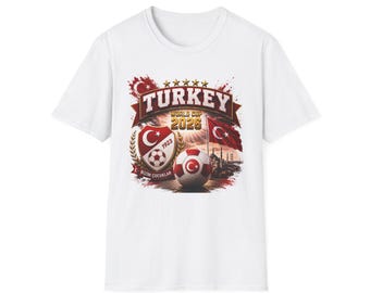 Türkei WM 2026 T-Shirt, Türkei Fußball-T-Shirt, Türkei Fußball Fan T-Shirt, Türkei Fußball Fan T-Shirt, USA 2026, Mexiko 2026, Kanada 2026