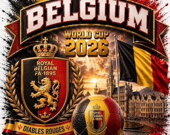 Belgium Soccer Shirt | World Cup 2026 Fan Tee | Belgium Soccer Gift | Match Day Shirt | Belgium Soccer Fan Apparel