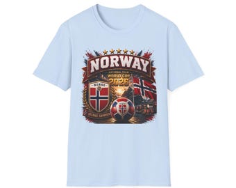 Norwegen WM 2026 T-Shirt, Norwegen Fussball T-Shirt, Norwegen Fussball Fan T-Shirt, Norwegen Fussball Fan T-Shirt, USA 2026, Mexiko 2026, Kanada 2026