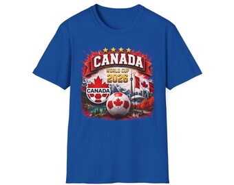Canada World Cup 2026 t-shirt, Canada Soccer Tee, Canada Soccer Fan Tee, Football Fan T-Shirt, USA 2026, Mexico 2026, Canada 2026