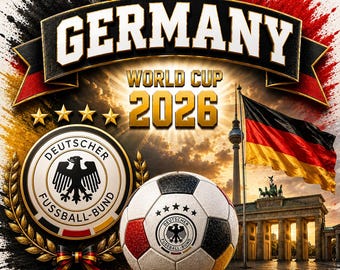 Germany Soccer Shirt | World Cup 2026 Fan Tee | Germany Soccer Gift | Match Day Shirt | Germany Soccer Fan Apparel