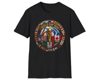 World Cup 2026 t-shirt, Soccer Tee, Soccer Fan Tee, Football Fan T-Shirt, USA 2026, Mexico 2026, Canada 2026
