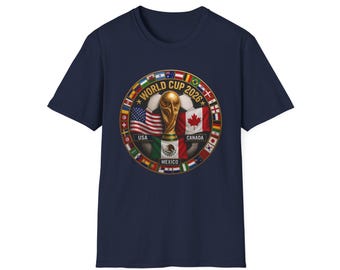 World Cup 2026 t-shirt, Soccer Tee, Soccer Fan Tee, Football Fan T-Shirt, USA 2026, Mexico 2026, Canada 2026